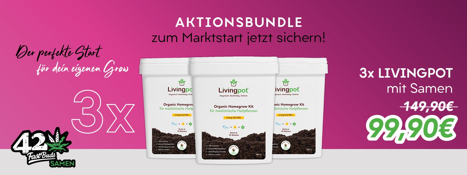 Livingpot 3x Bundle